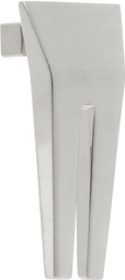Rick Owens Silver Open Trunk Single Earring