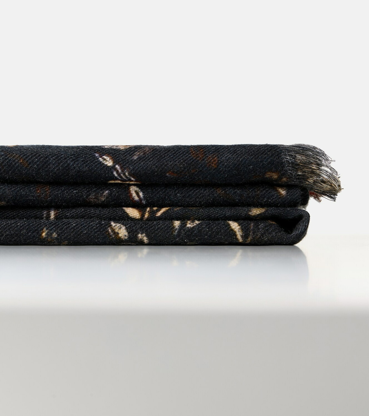 The House of Lyria Firmament floral linen and cotton throw
