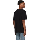 Saint Laurent Black Signature Logo T-Shirt