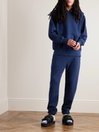 Les Tien - Tapered Garment-Dyed Cotton-Jersey Sweatpants - Blue