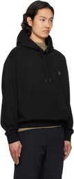 Solid Homme Black Gradient Embroidery Back Logo Hoodie