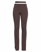 Andreādamo Womens Pants in Dark brown