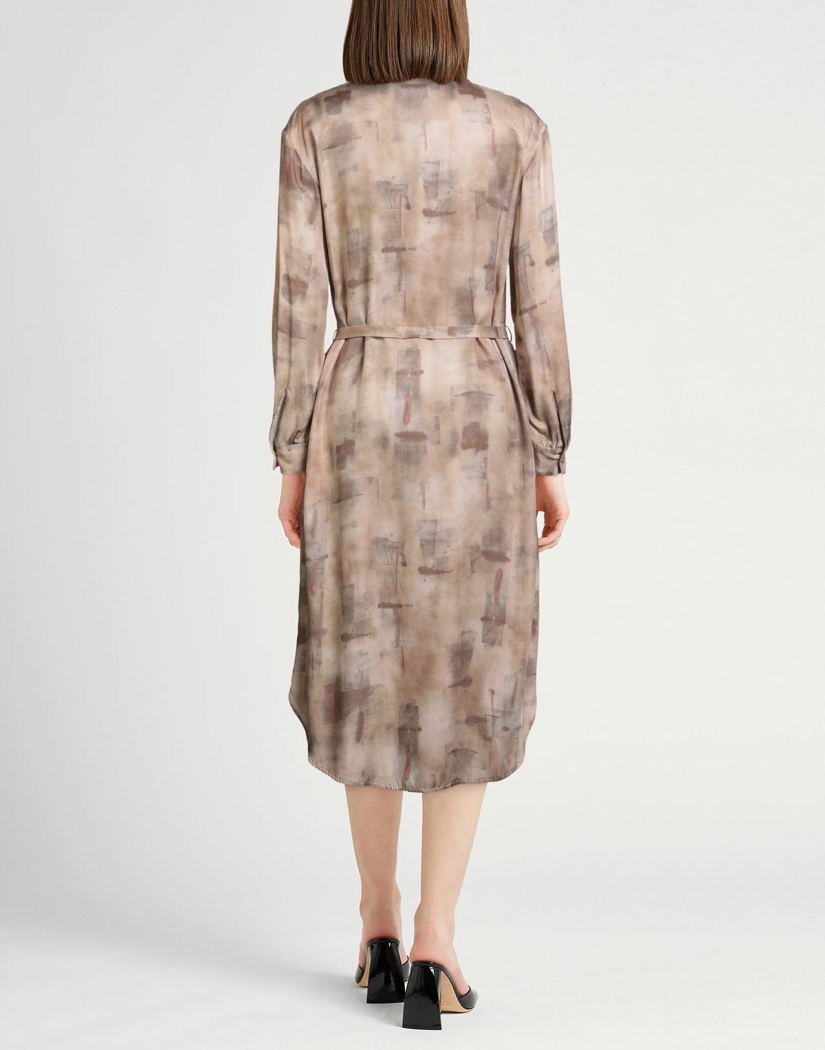 Peserico Womens Midi dress Taupe