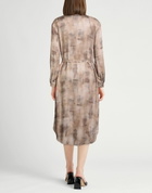 Peserico Womens Midi dress Taupe