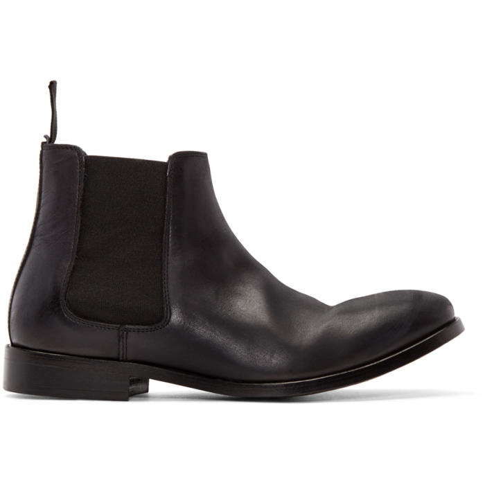 Photo: PS by Paul Smith Black Lydon Chelsea Boots