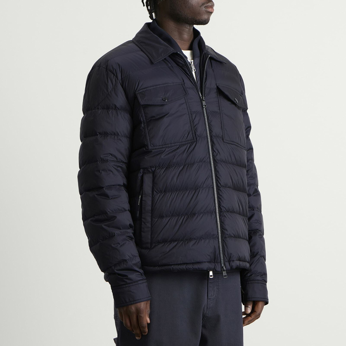Moncler Men's Vydori Shirt Jacket & Gilet Set in Navy
