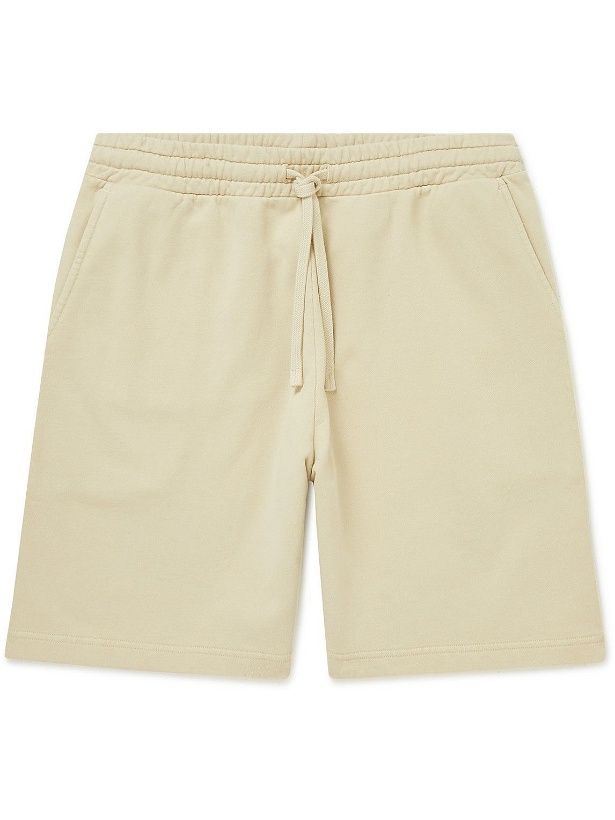 Photo: Norse Projects - Straight-Leg Cotton-Jersey Drawstring Shorts - Neutrals