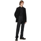 Comme des Garcons Homme Deux Black Gabardine Trousers