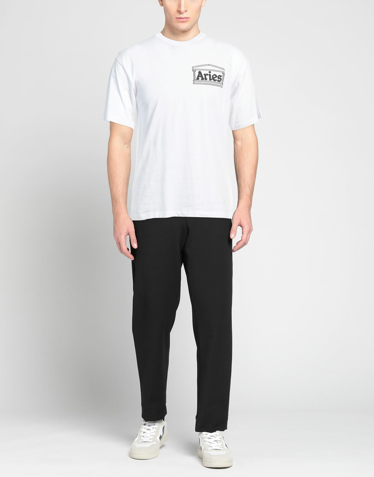 Aries Mens T-shirt in White