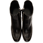 JW Anderson Black Stitch Boots