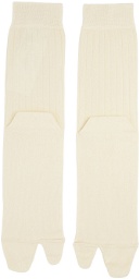 Maison Margiela Off-White Tabi Socks