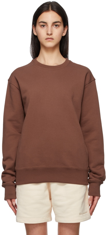 Photo: adidas Originals Brown Basics Sweatshirt