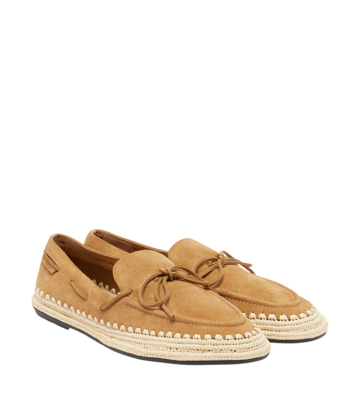 Photo: Tory Burch The Raffia Boaty suede espadrilles