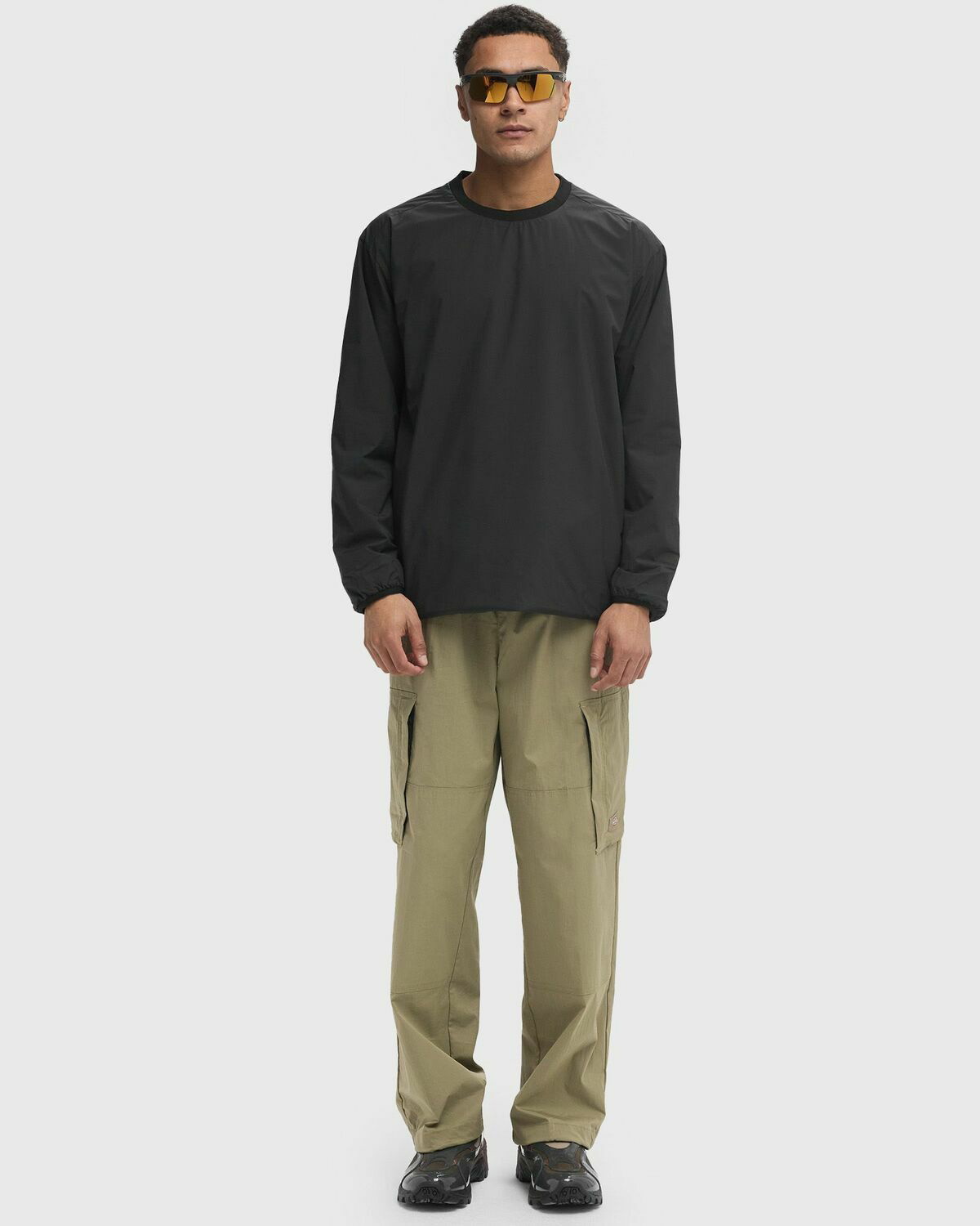 Snow Peak 2L Octa Pullover Black Mens Sweatshirt Snow Peak