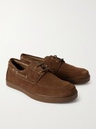 Gianvito Rossi - Suede Boat Shoes - Brown