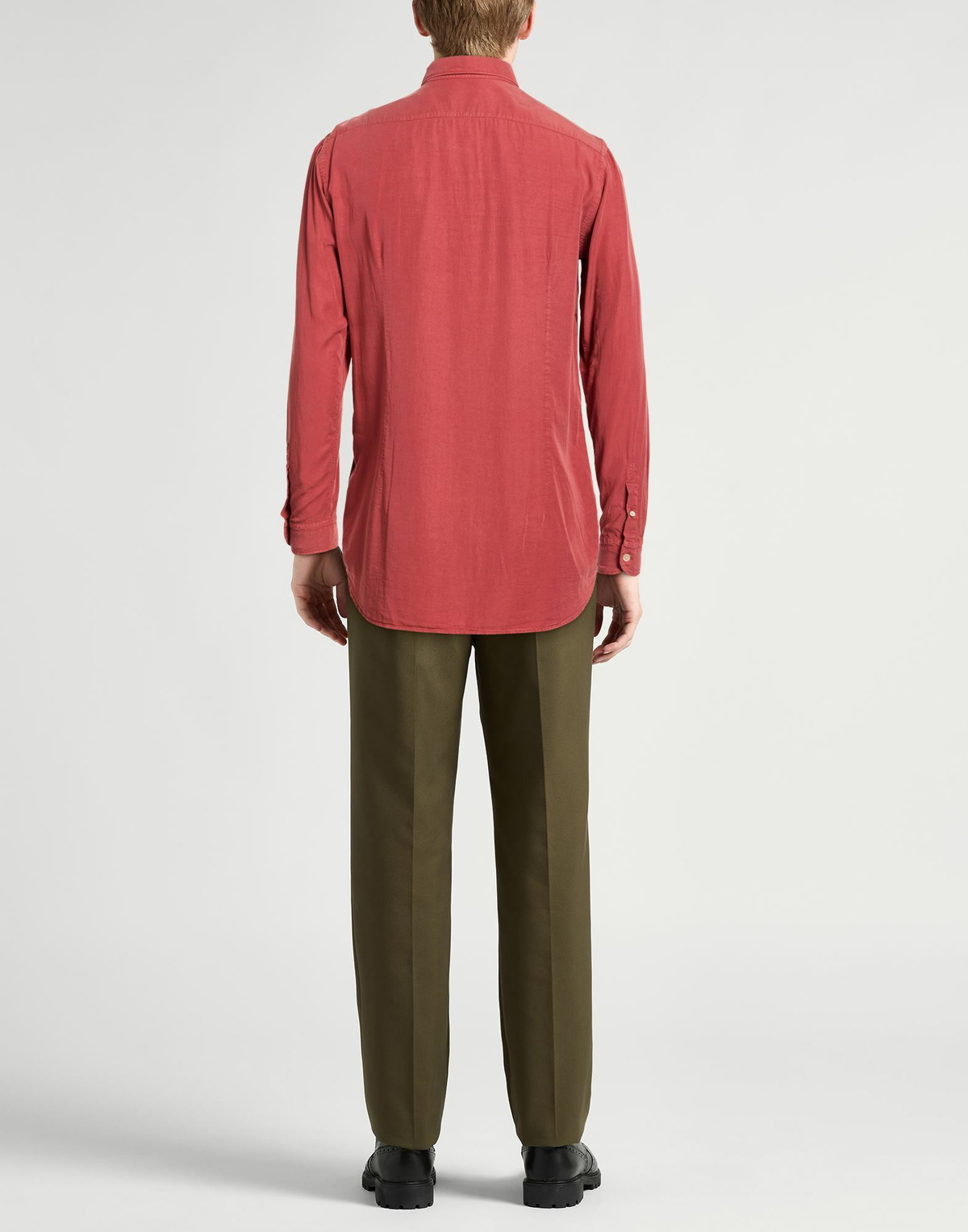 Boglioli Mens Shirt Rust