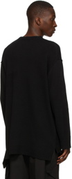 Yohji Yamamoto Black Silk Sweater