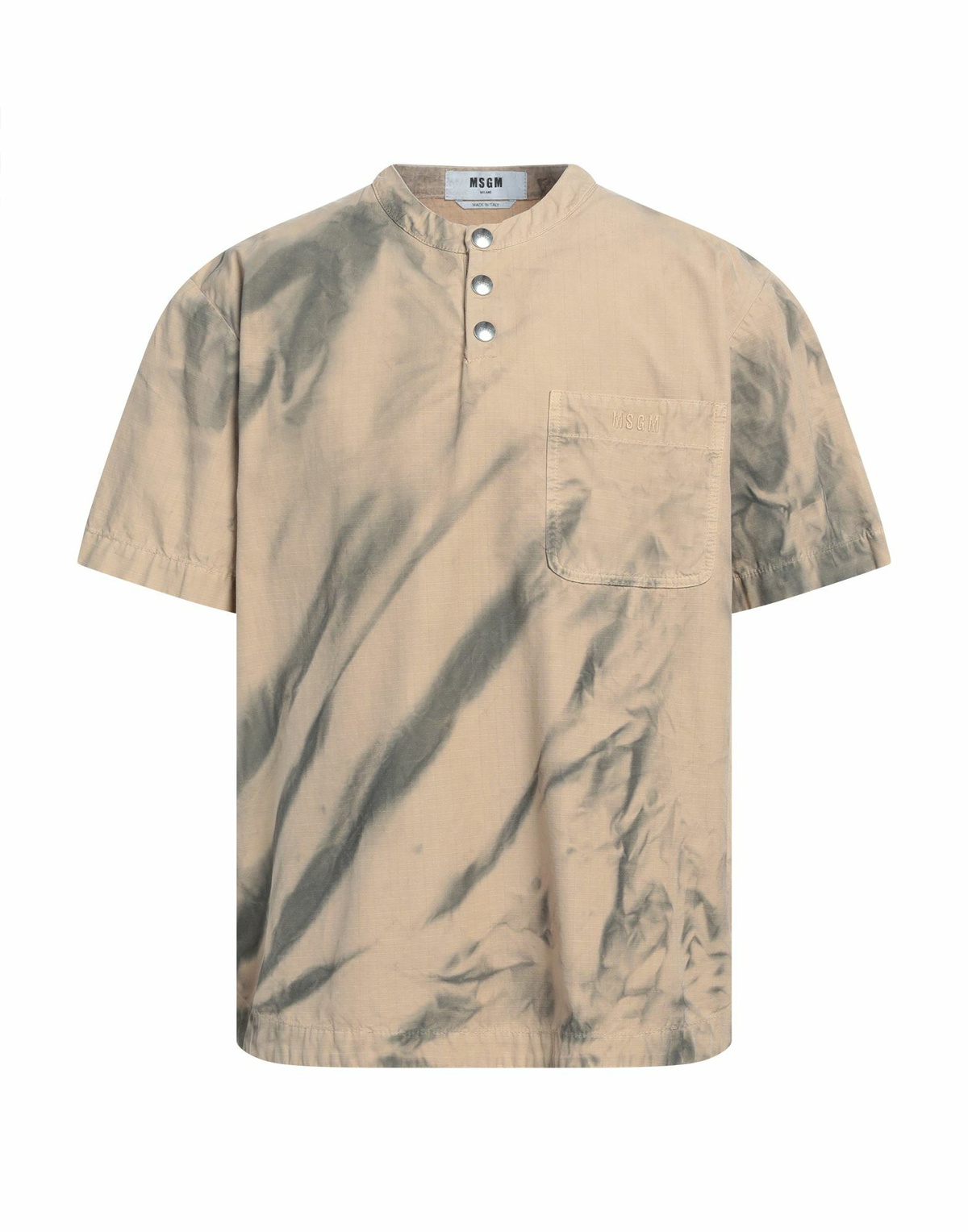 Msgm Mens Shirt Sand