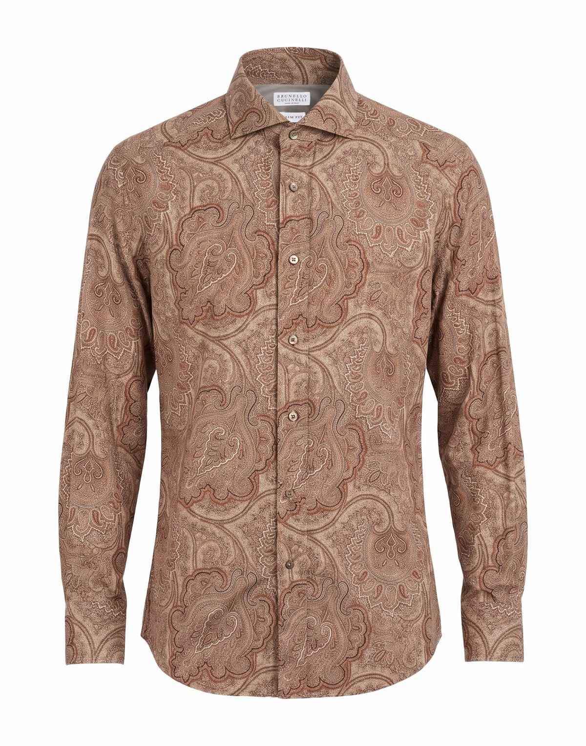 Brunello Cucinelli Mens Shirt in Brown