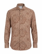 Brunello Cucinelli Mens Shirt in Brown
