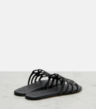 Loewe Paula's Ibiza Petal Anagram leather slides