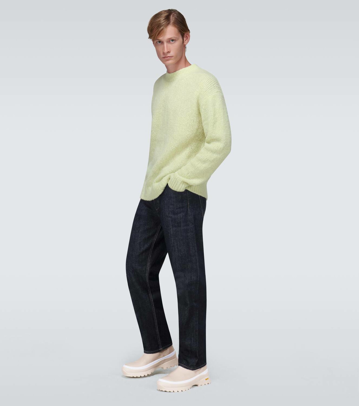 Jil Sander Leather boots with Vibram® platform