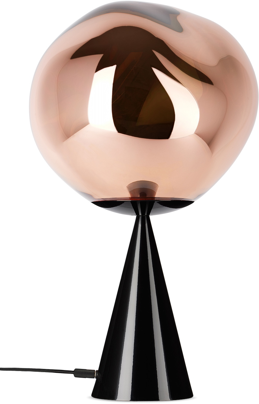 Tom Dixon Copper Melt Cone Fat Table Lamp Tom Dixon