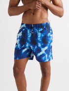 Derek Rose - Mid-Length Printed Swim Shorts - Blue