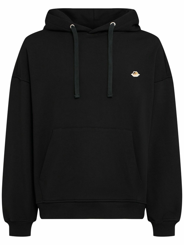 Photo: FIORUCCI Angel Patch Relaxed Fit Cotton Hoodie
