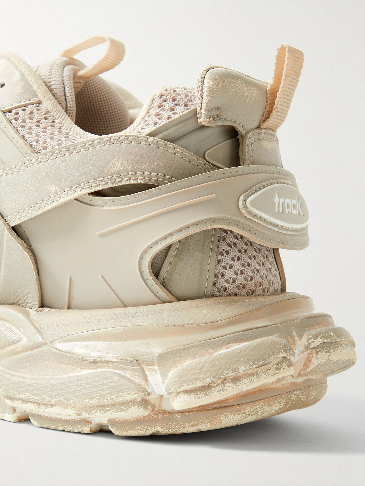 Balenciaga - Track Faded Nylon, Mesh and Rubber Sneakers