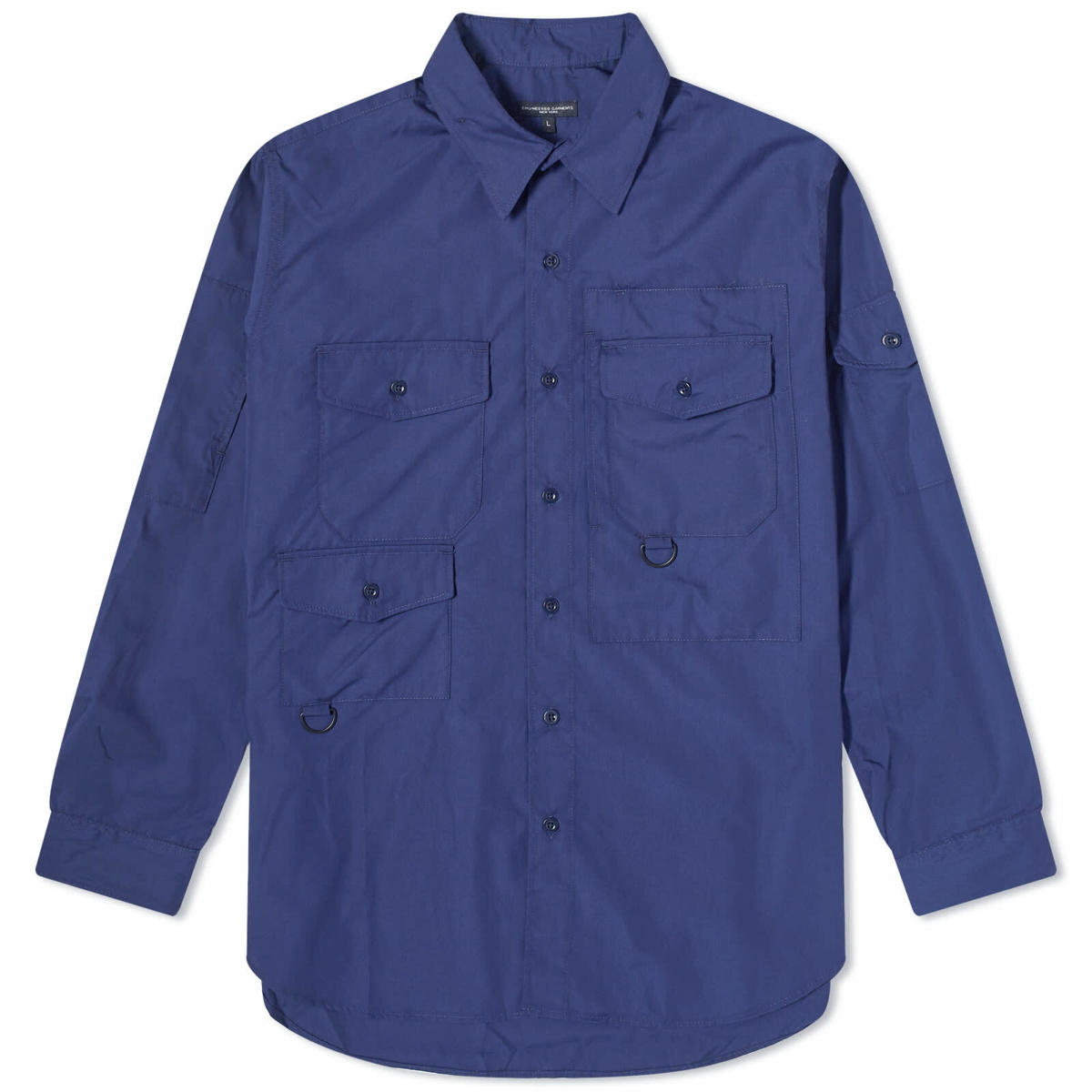 Engineered Garments Men's Trail Shirt in Navy Engineered Garments