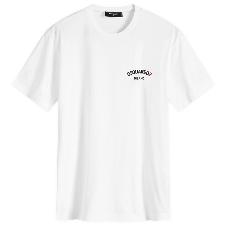 Photo: Dsquared2 Men's Milano Small Logo T-Shirt in White