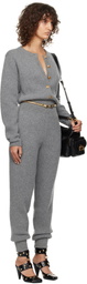 Chloé Gray Wool & Cashmere Jumpsuit