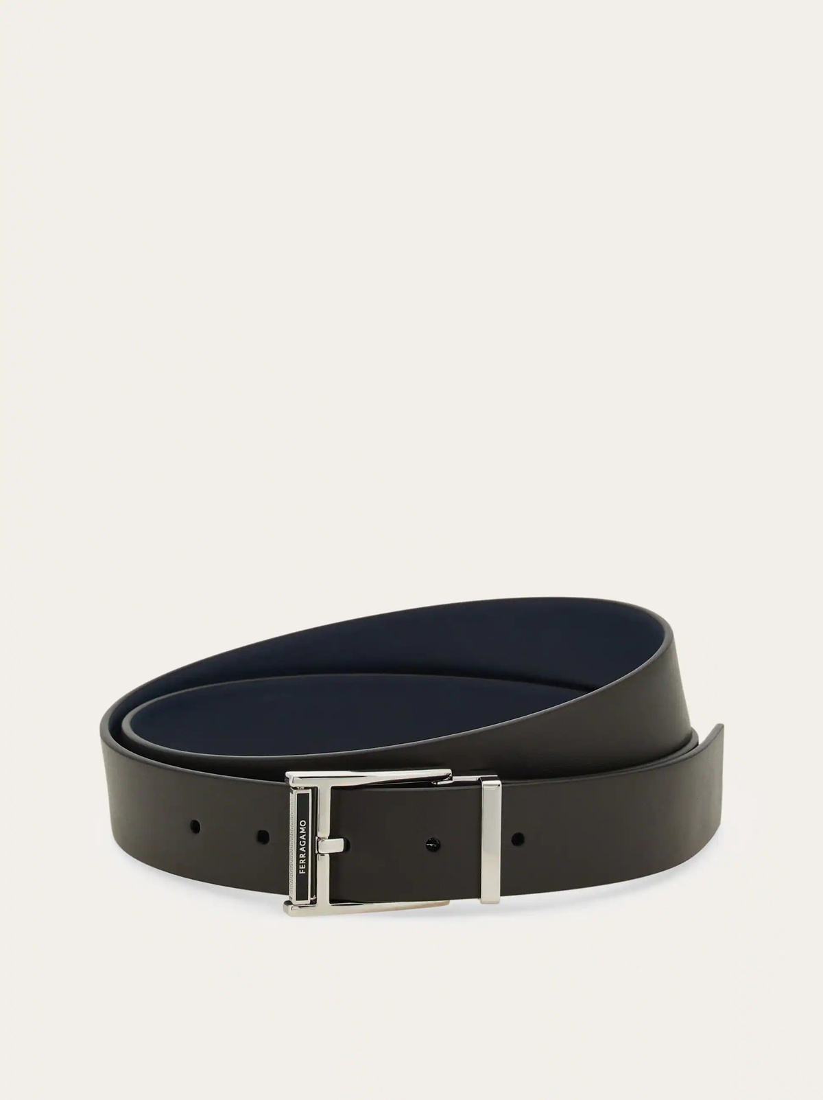 Ferragamo Mens Reversible and adjustable belt in Brown