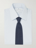 Turnbull & Asser - Striped Cotton-Poplin Shirt - Blue