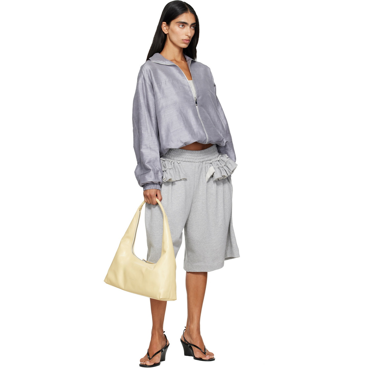 MARGESHERWOOD Yellow Leather Large Bag