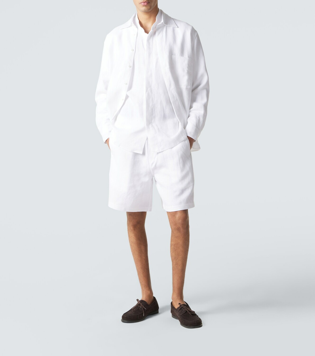 Saman Amel Linen overshirt