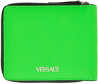 Versace Green Medusa Biggie Bifold Wallet