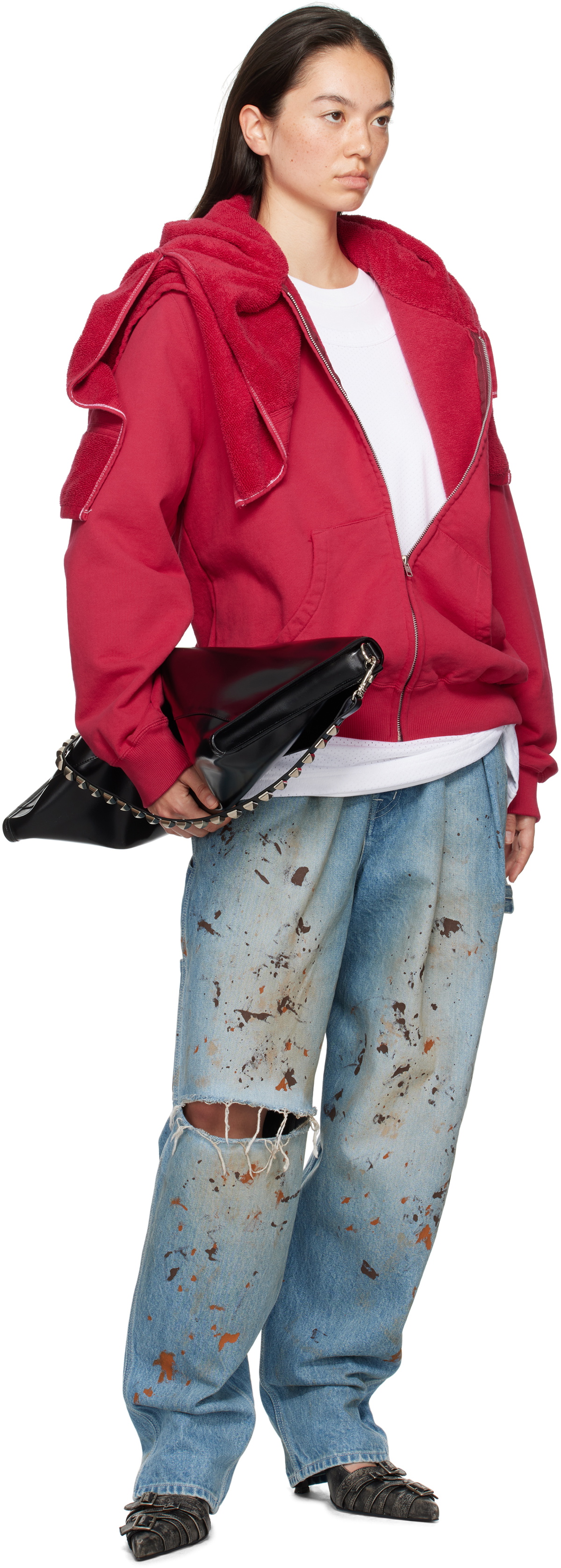 doublet Blue Painter Jeans