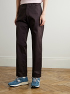 NN07 - Mylo 10021 Straight-Leg Organic Cotton-Blend Twill Trousers - Brown