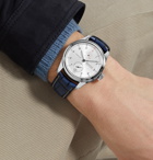 Bremont - Supersonic Limited Edition Hand-Wound 43mm White Gold and Alligator Watch - Silver