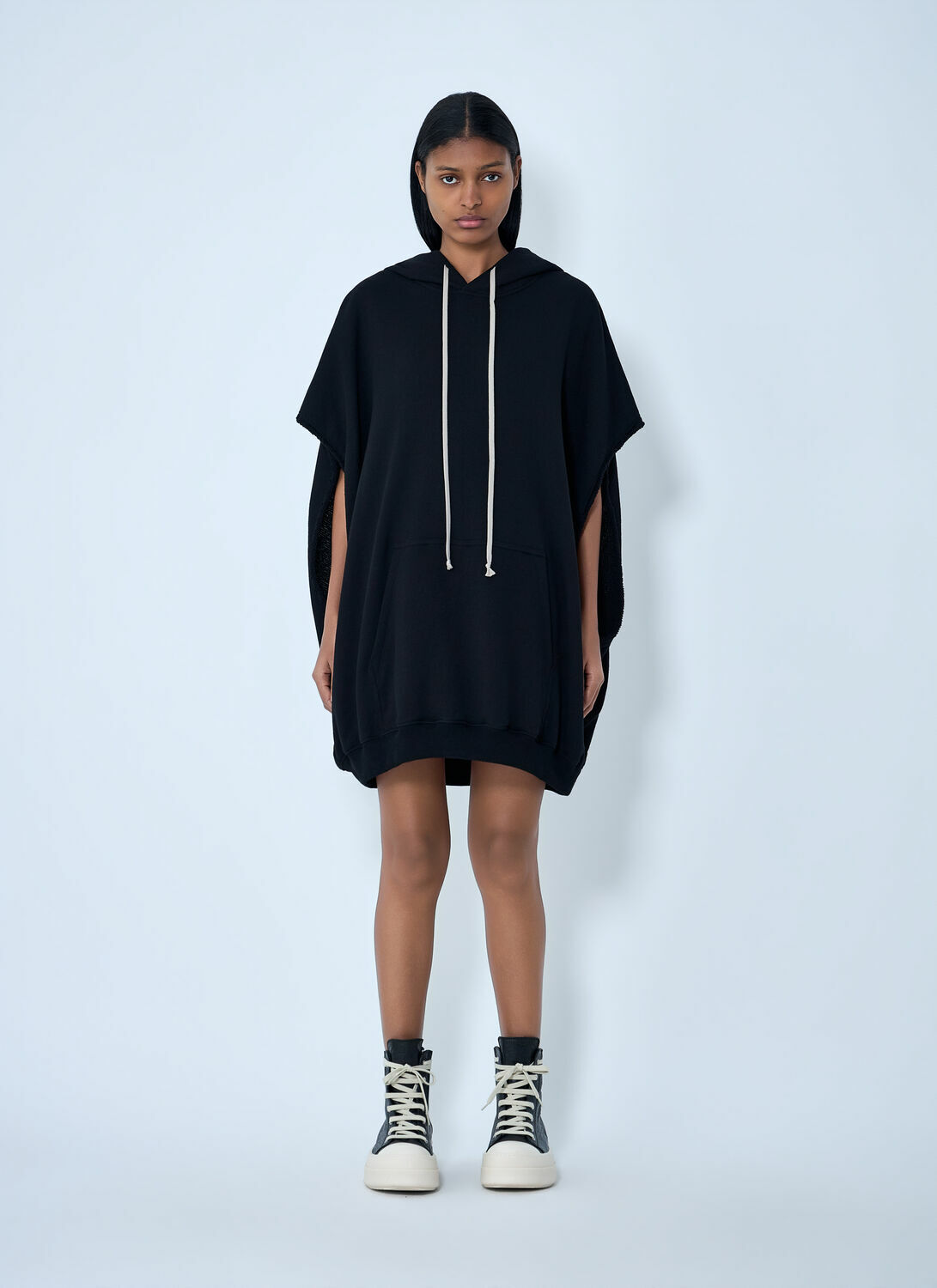 Rick Owens Hooded Cape T-Shirt