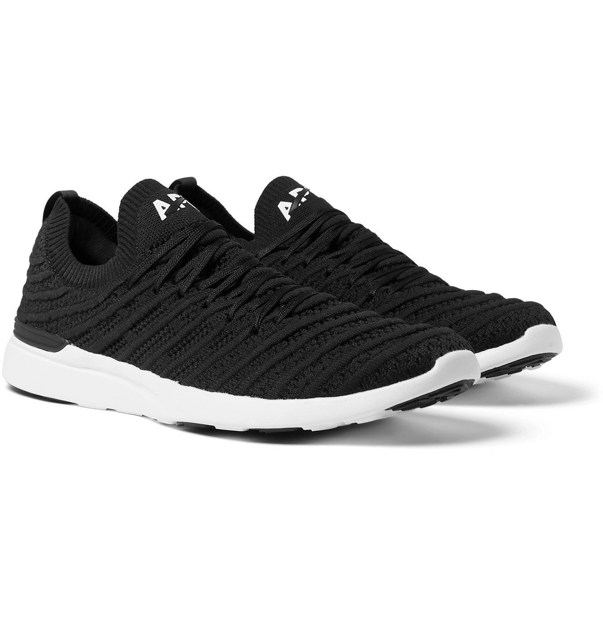 APL Athletic Propulsion Labs - Wave TechLoom Running Sneakers - Black ...