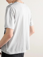 Enfants Riches Déprimés - Chained To a Cloud Printed Cotton-Jersey T-Shirt - Neutrals