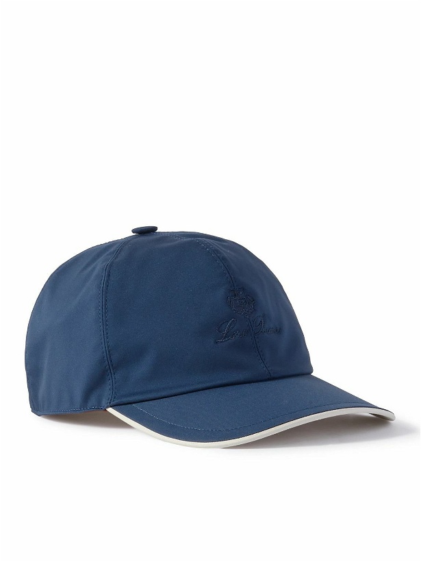 Photo: Loro Piana - Logo-Embroidered Storm System® Shell Baseball Cap - Blue