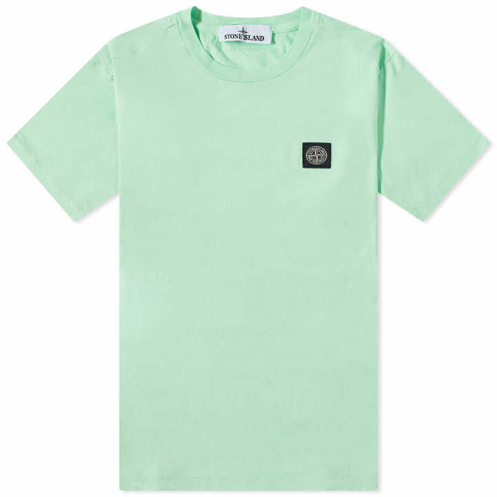 Photo: Stone Island Men's Patch T-Shirt in Light Green