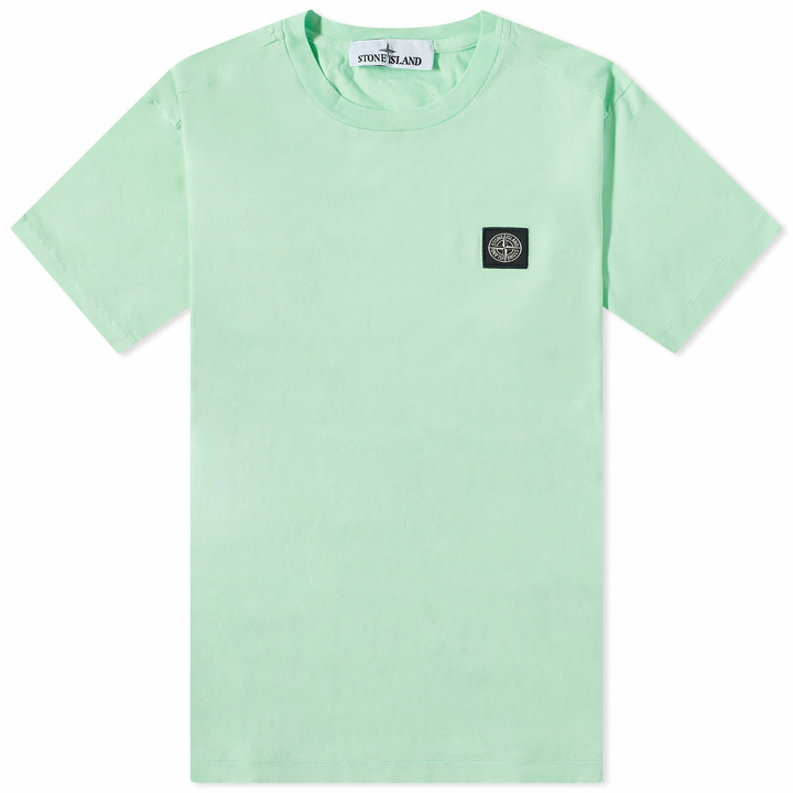 Photo: Stone Island Men's Patch T-Shirt in Light Green