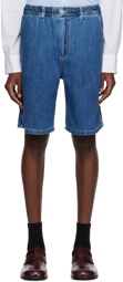 Marni Blue Lightweight Denim Shorts
