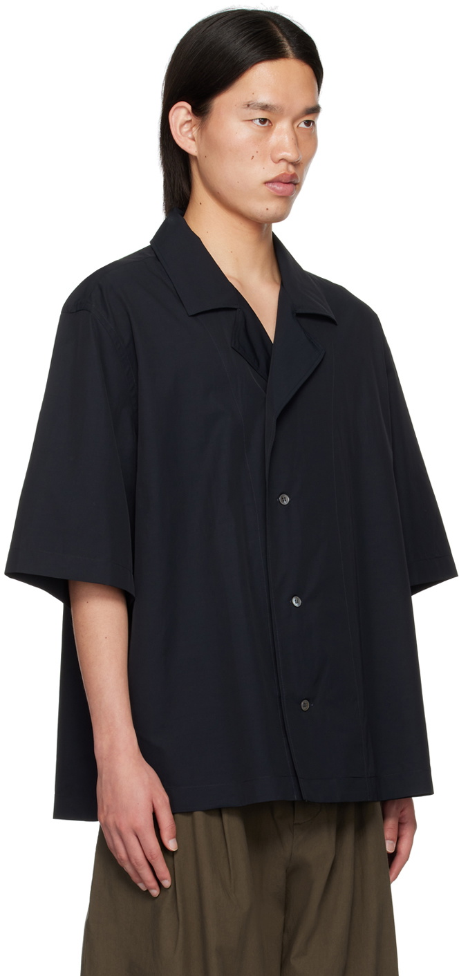 Studio Nicholson Navy Loca Shirt Studio Nicholson