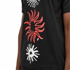 Comme des Garçons Men's x Filip Pagowski Suns Print T-Shirt in Black